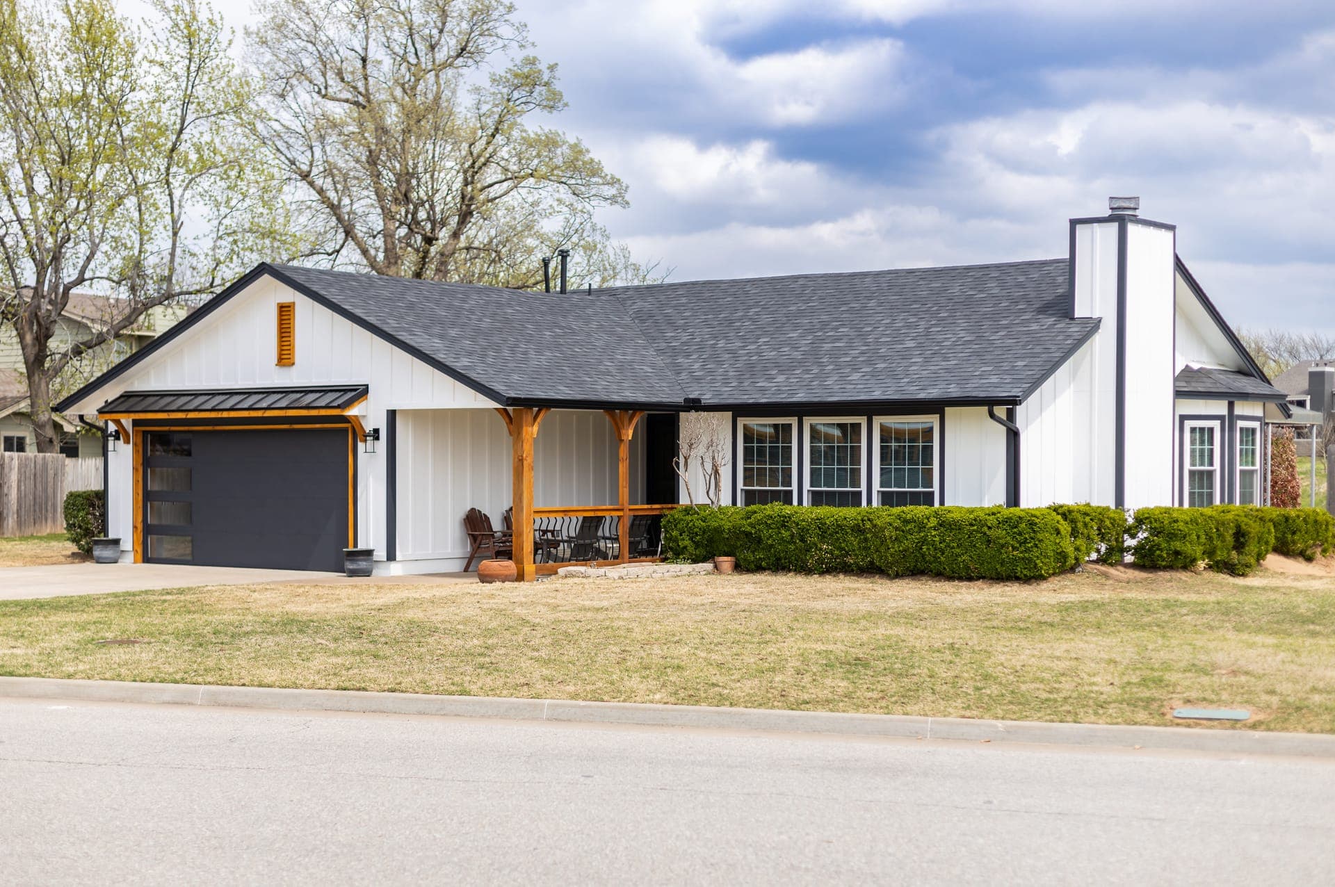 Martin project — home exterior after roof replacement