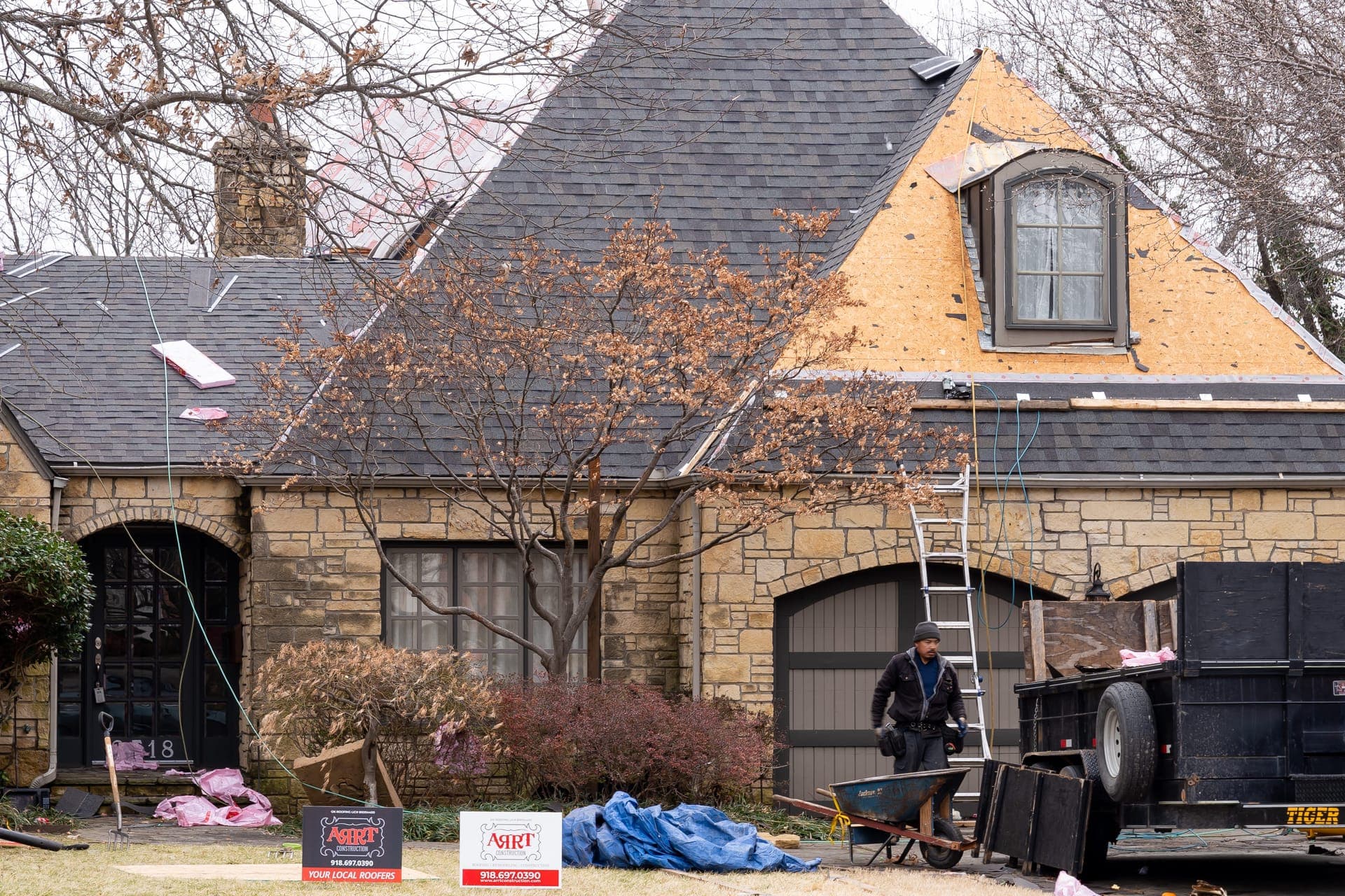 Midtown Tulsa project — home exterior