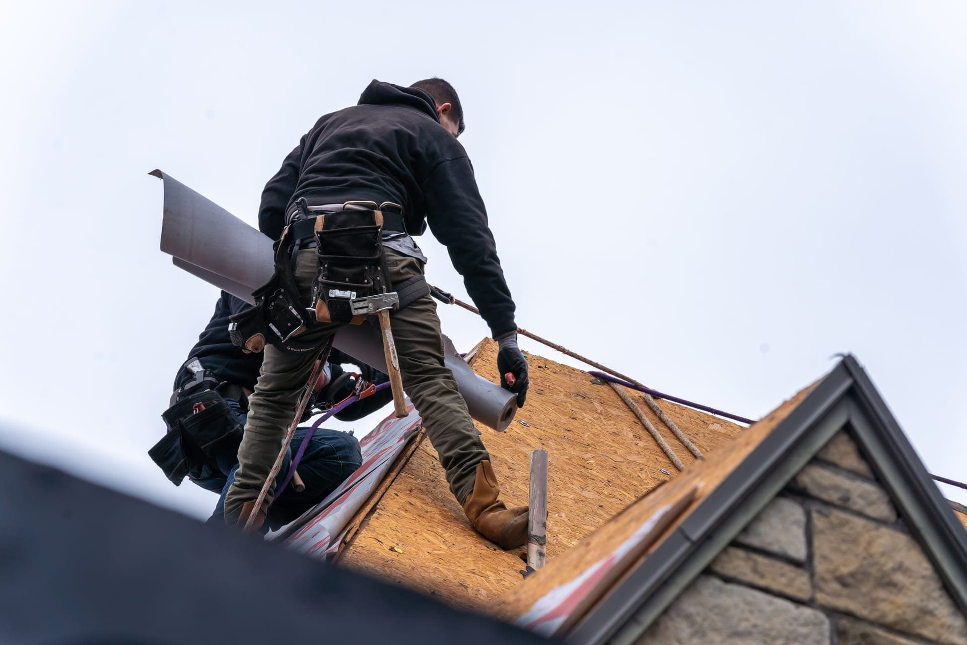 Midtown Tulsa project — shingle detail