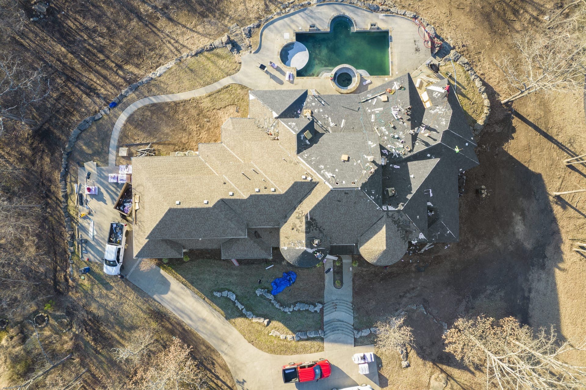 Tulsa Hills project — roof overview