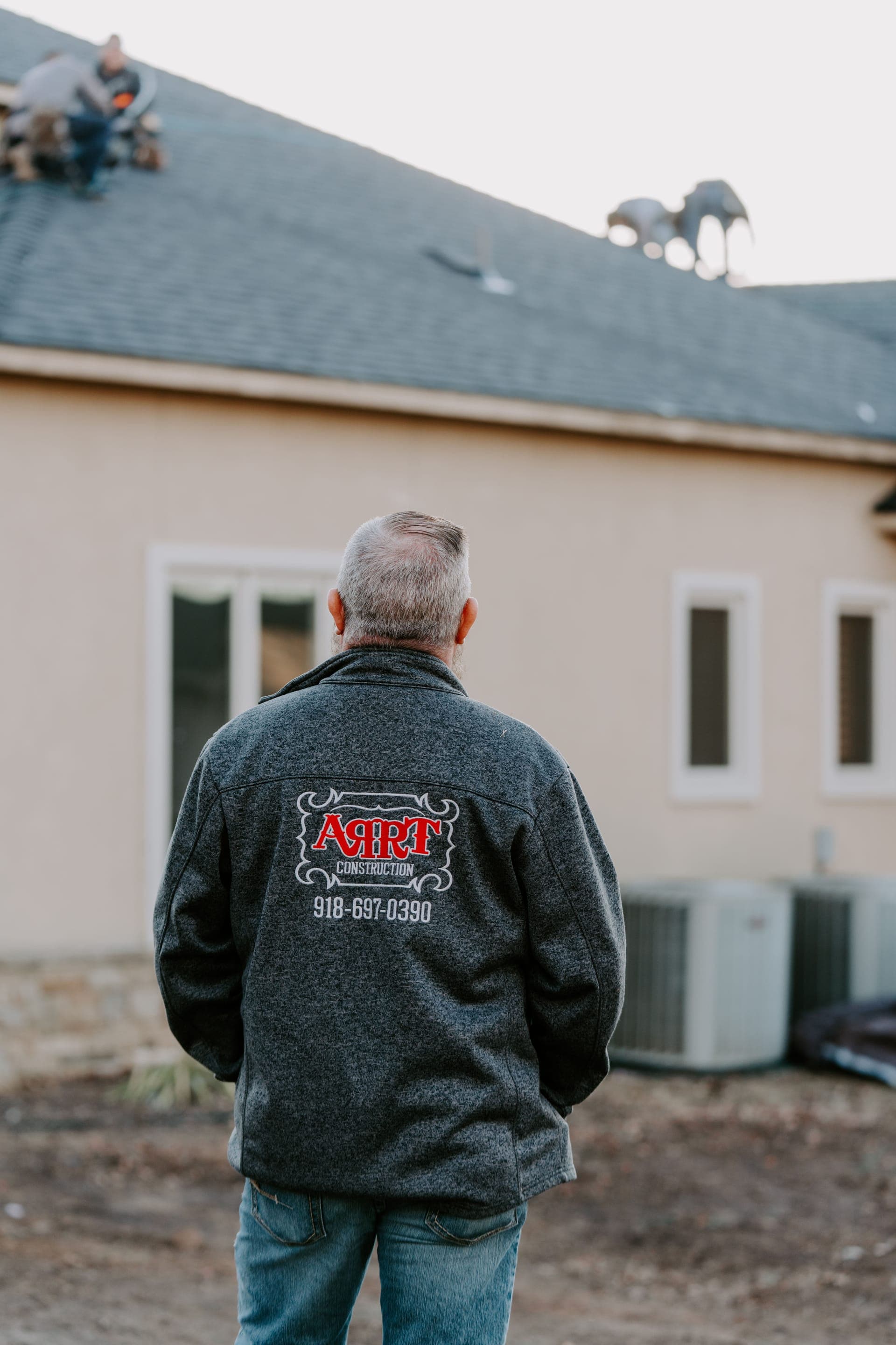 Tulsa Hills project — home with new roof